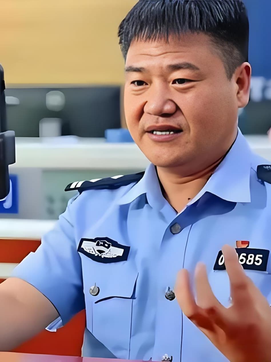 网络反诈宣传主播反诈老陈的写真图2